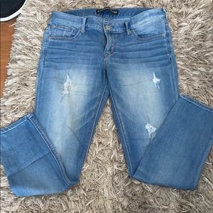 Express ankle skinny jeans